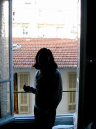 The mysterious woman